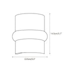 Zeloror Applique Murale en Travertin Créative et Originale - Neutralighting