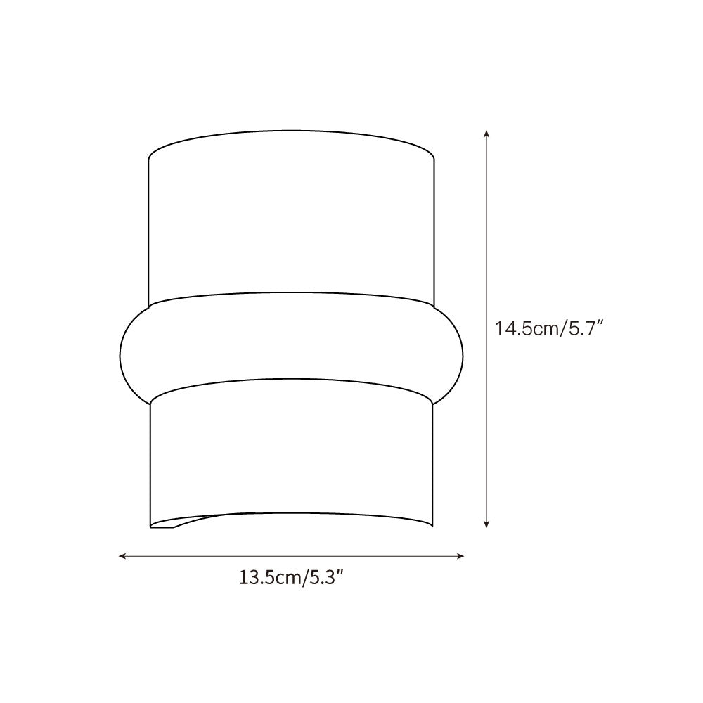 Zeloror Applique Murale en Travertin Créative et Originale - Neutralighting