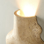 Zeloror Applique Murale en Travertin Créative et Originale - Neutralighting