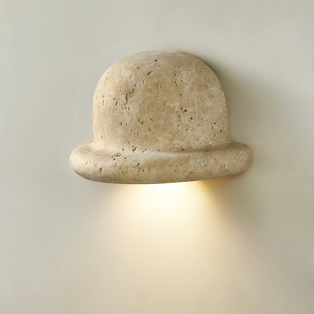 Zeloror Applique Murale en Travertin Créative et Originale - Neutralighting