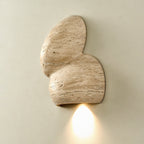 Zeloror Applique Murale en Travertin Créative et Originale - Neutralighting