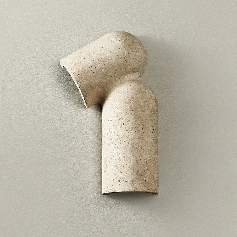 Zeloror Applique Murale en Travertin Créative et Originale - Neutralighting