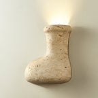 Zeloror Applique Murale en Travertin Créative et Originale - Neutralighting