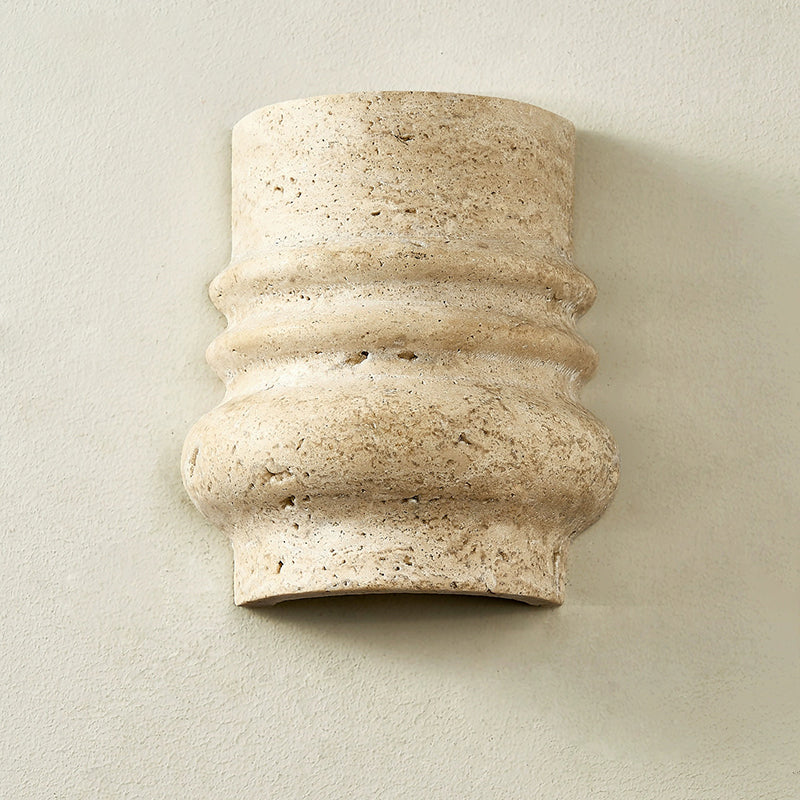 Zeloror Applique Murale en Travertin Créative et Originale - Neutralighting