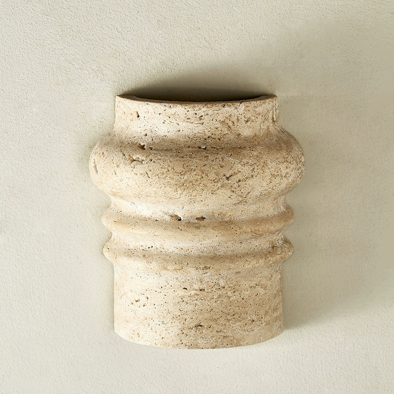 Zeloror Applique Murale en Travertin Créative et Originale - Neutralighting