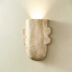 Zeloror Applique Murale en Travertin Créative et Originale - Neutralighting