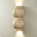 Zeloror Applique Murale en Travertin Créative et Originale - Neutralighting