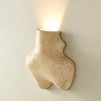 Zeloror Applique Murale en Travertin Créative et Originale - Neutralighting