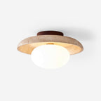 Mylie Plafonnier Minimaliste en Travertin - Neutralighting
