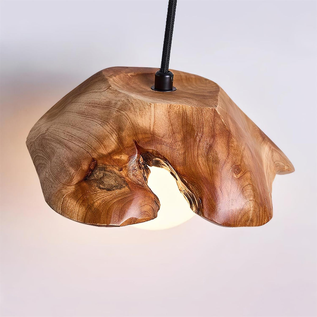 Myrtle Lampe Suspension Bois Verre - Neutralighting