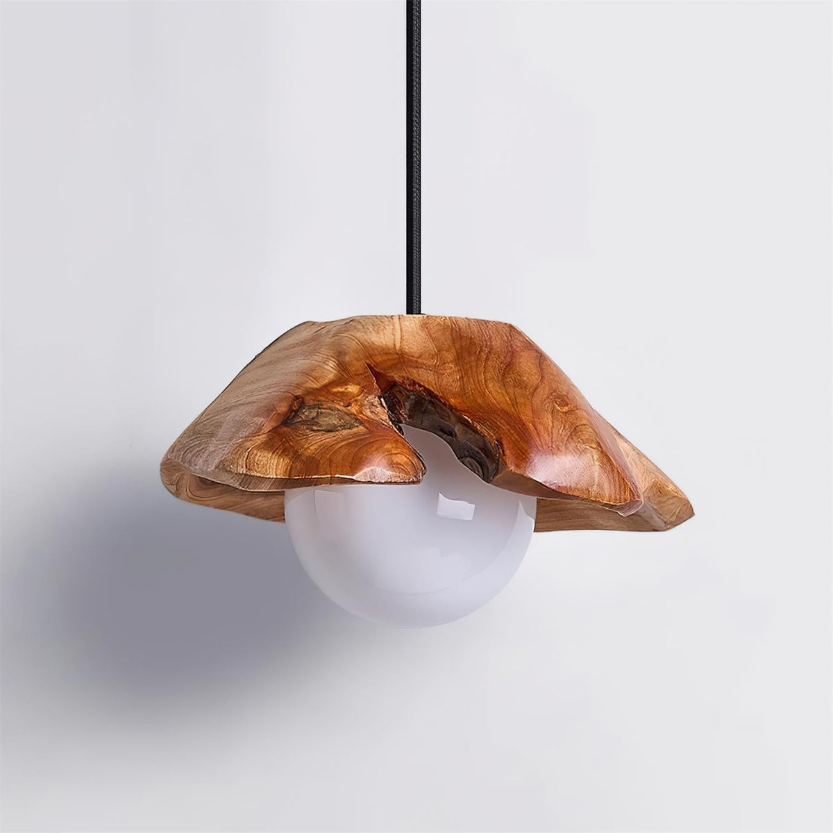 Myrtle Lampe Suspension Bois Verre - Neutralighting