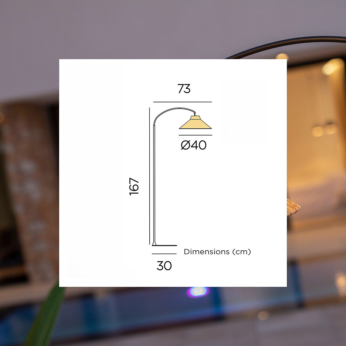 Lampadaire Flora Louise – vue 8