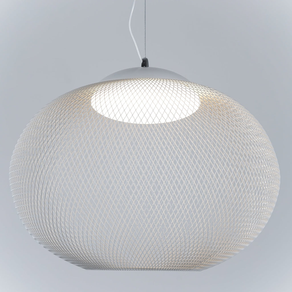 Lustra Suspension Lampe Maille Noire - Neutralighting