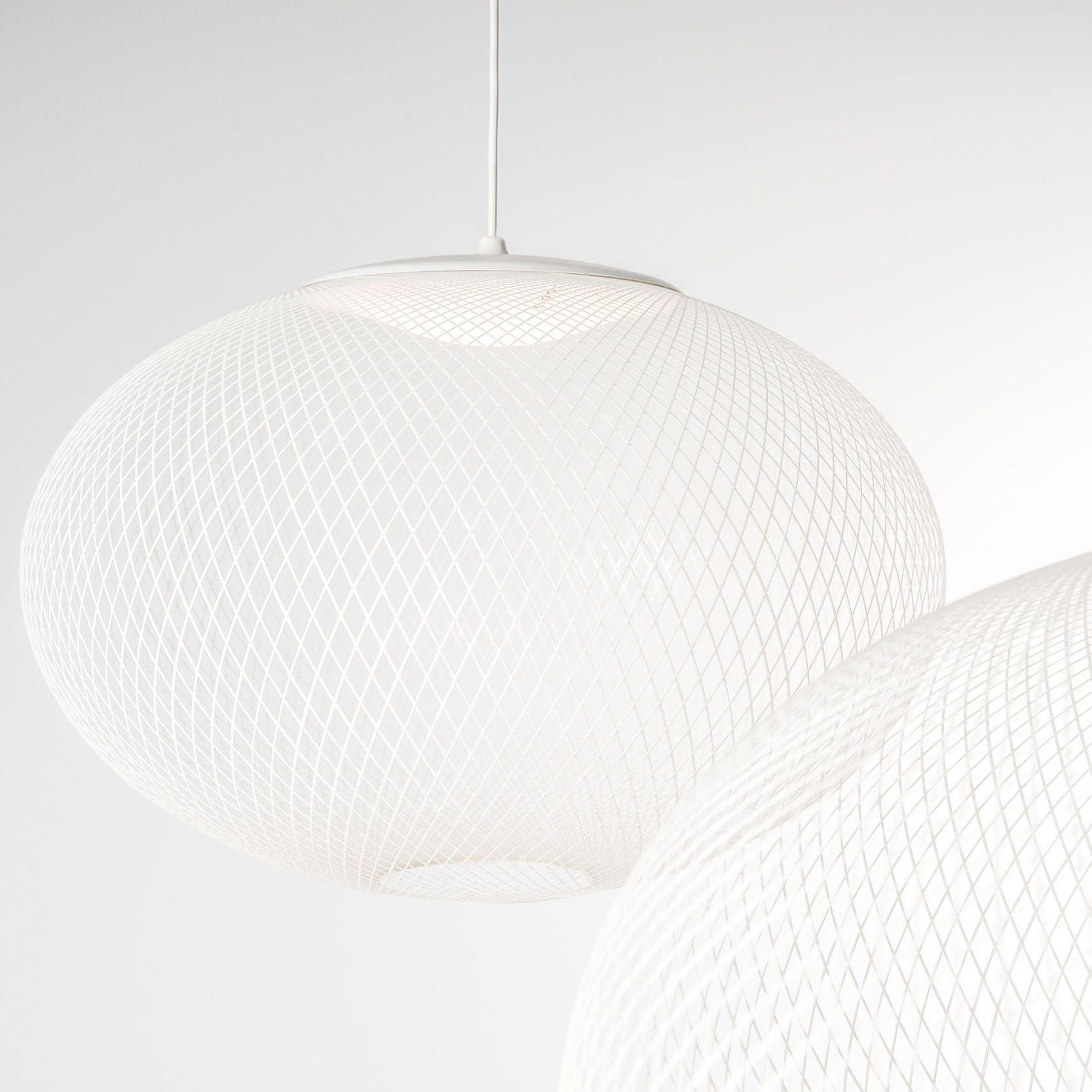 Lustra Suspension Lampe Maille Noire - Neutralighting