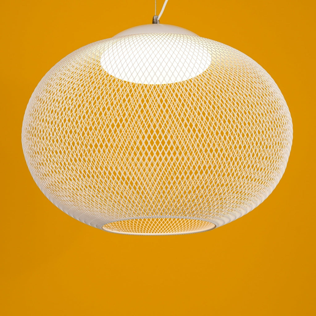 Lustra Suspension Lampe Maille Noire - Neutralighting