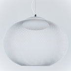 Lustra Suspension Lampe Maille Noire - Neutralighting