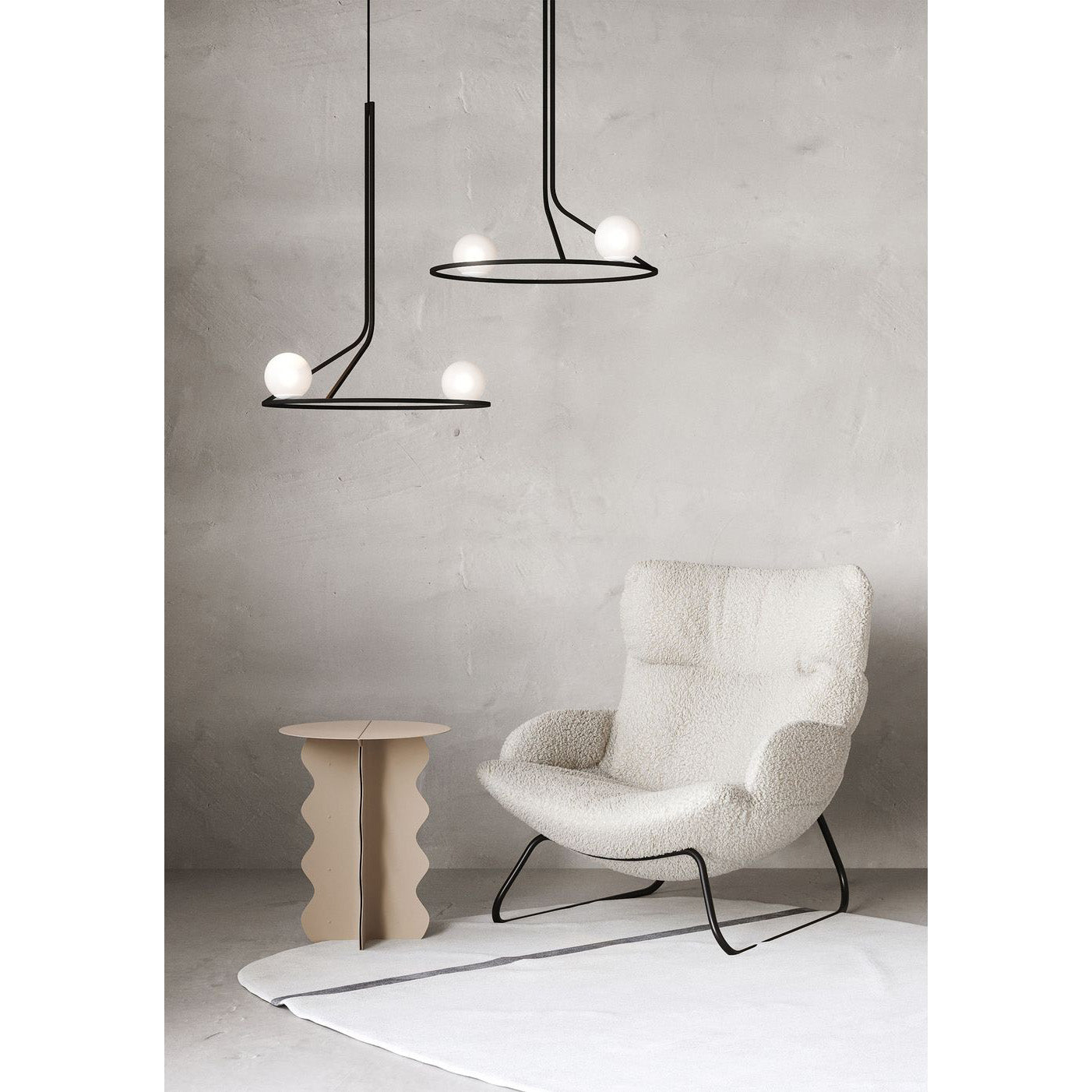 Ilthael Lustre Moderne Minimaliste en Laiton et Verre - Neutralighting