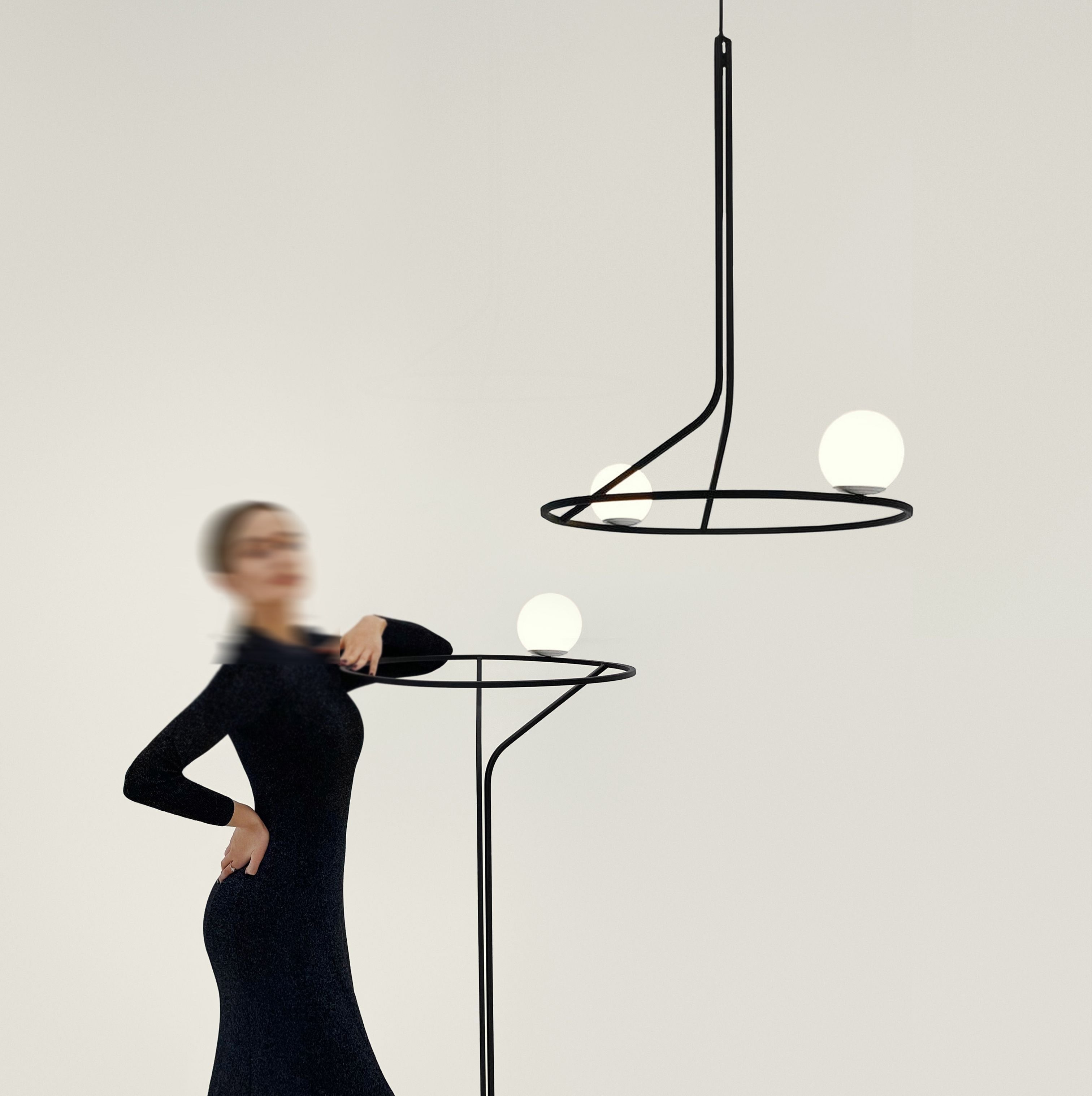 Ilthael Lustre Moderne Minimaliste en Laiton et Verre - Neutralighting