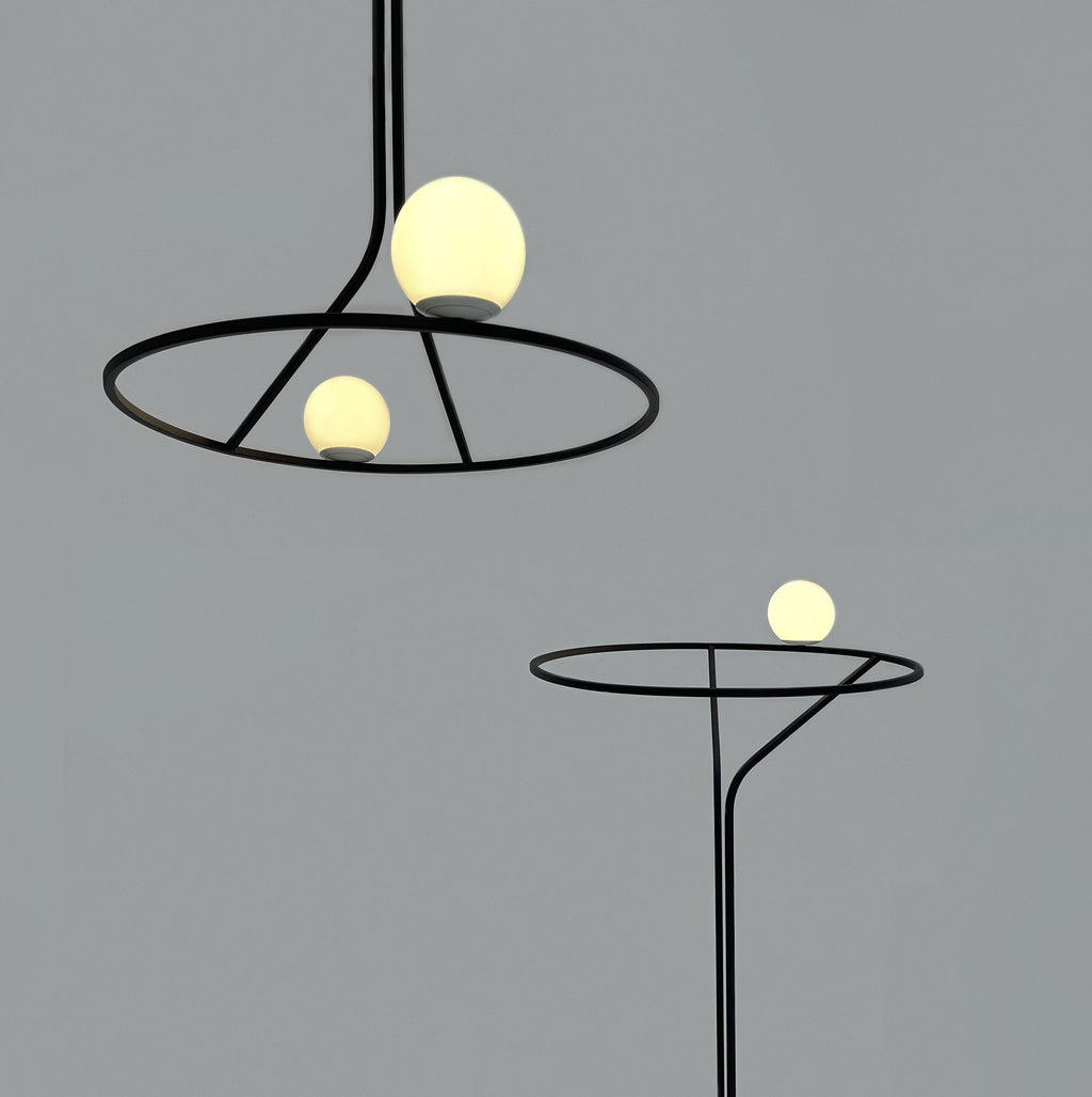 Ilthael Lustre Moderne Minimaliste en Laiton et Verre - Neutralighting