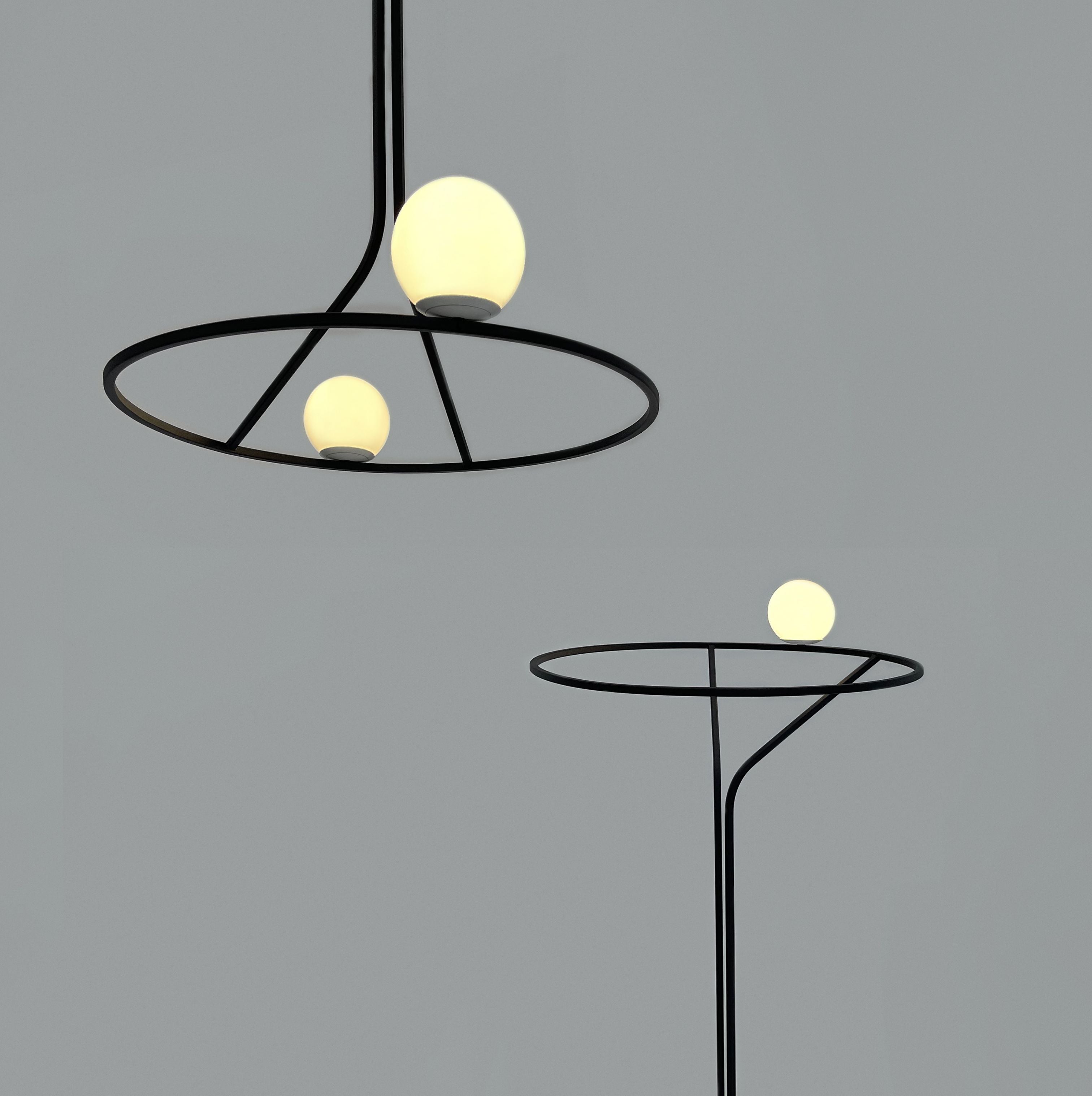 Ilthael Lustre Moderne Minimaliste en Laiton et Verre - Neutralighting