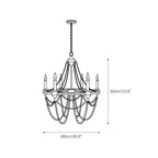 Eurnoros Lustre Vintage Industriel en Bois et Métal - Neutralighting