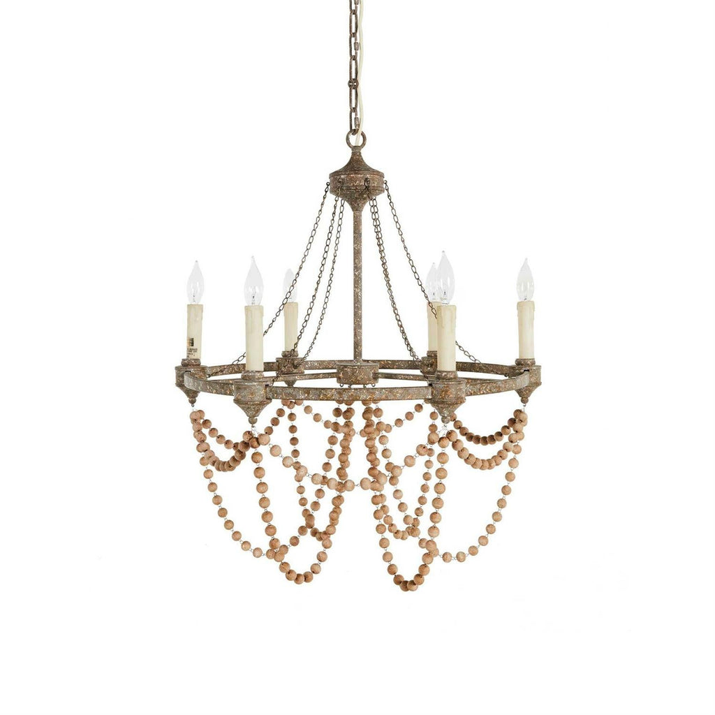 Eurnoros Lustre Vintage Industriel en Bois et Métal - Neutralighting