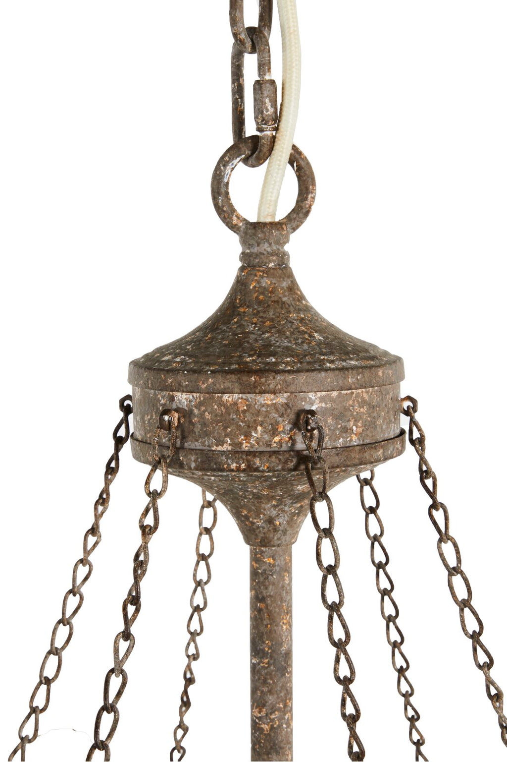 Eurnoros Lustre Vintage Industriel en Bois et Métal - Neutralighting