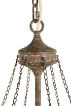Eurnoros Lustre Vintage Industriel en Bois et Métal - Neutralighting