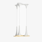 Solara Lampe suspendue en acrylique en forme de trompette contemporaine - Neutralighting