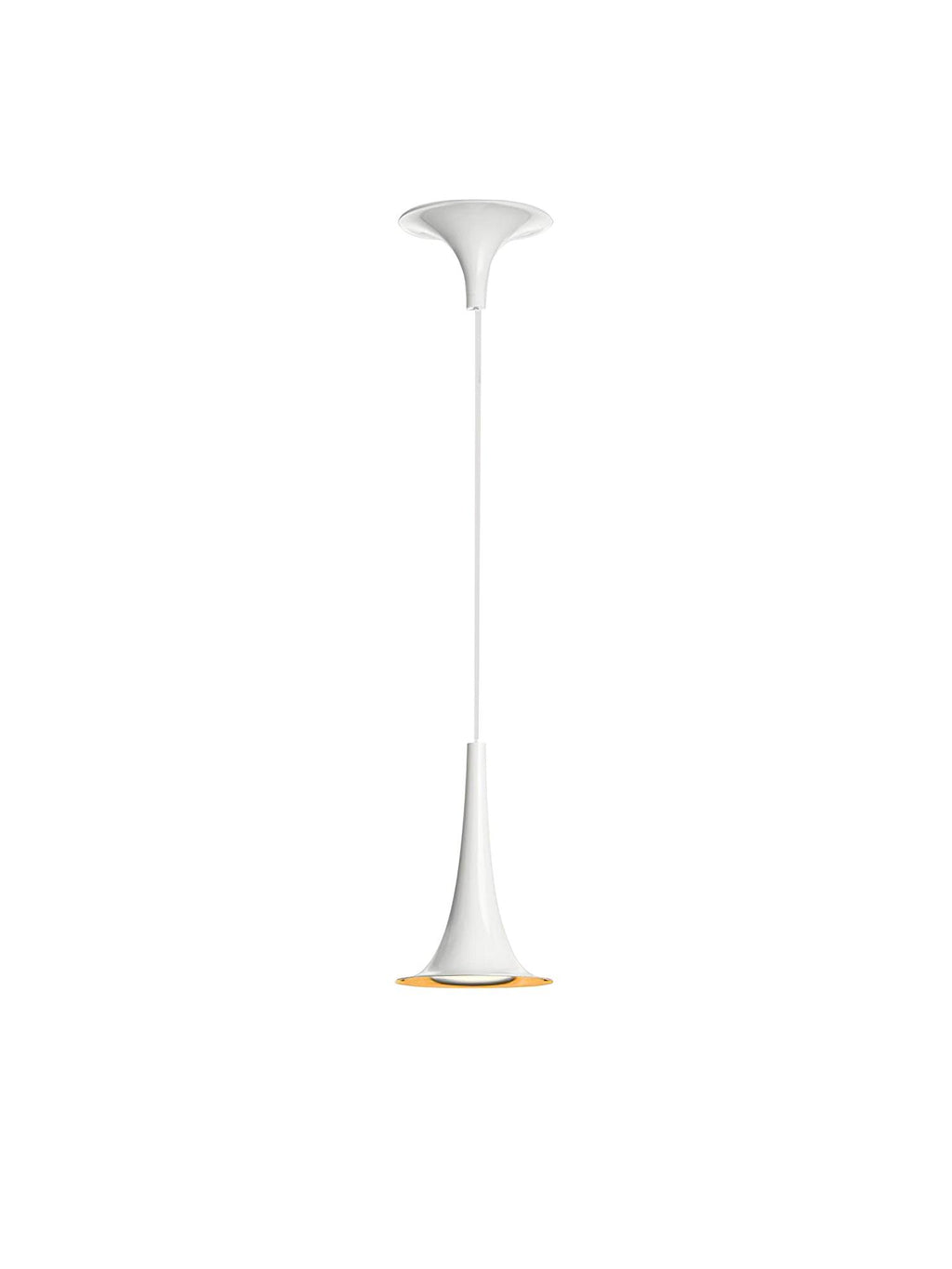 Solara Lampe suspendue en acrylique en forme de trompette contemporaine - Neutralighting