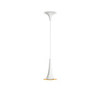 Solara Lampe suspendue en acrylique en forme de trompette contemporaine - Neutralighting