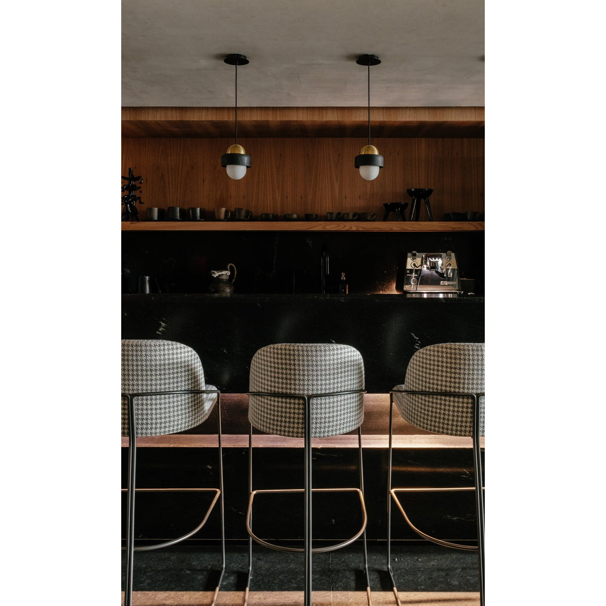 Elliren Suspension Moderne Minimaliste en Verre et Marbre - Neutralighting