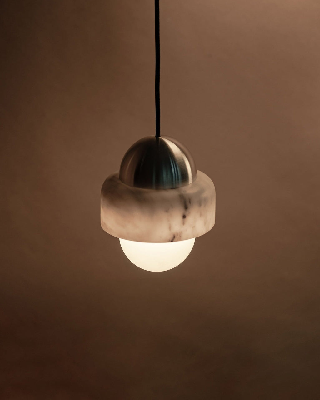 Elliren Suspension Moderne Minimaliste en Verre et Marbre - Neutralighting