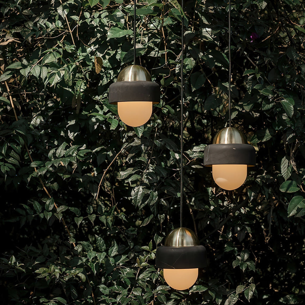 Elliren Suspension Moderne Minimaliste en Verre et Marbre - Neutralighting