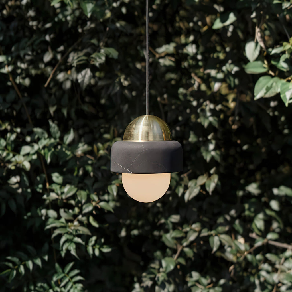 Elliren Suspension Moderne Minimaliste en Verre et Marbre - Neutralighting