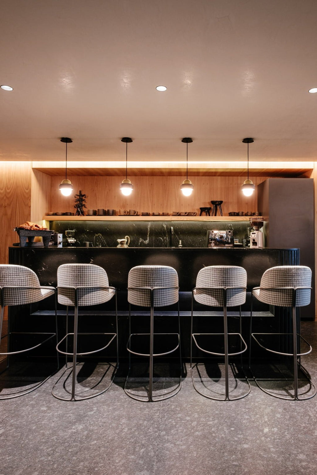Elliren Suspension Moderne Minimaliste en Verre et Marbre - Neutralighting