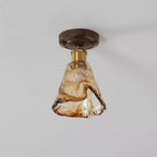 Velimo Plafonnier en Verre Ambre - Neutralighting