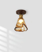 Velimo Plafonnier en Verre Ambre - Neutralighting