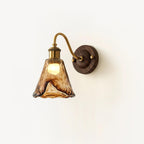 Zephyr Applique Murale Vintage Noyer Doré - Neutralighting