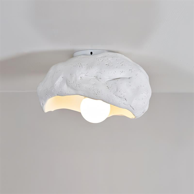 Nami Plafonnier Sculpté Travertin Roche Texture Rustique - Neutralighting