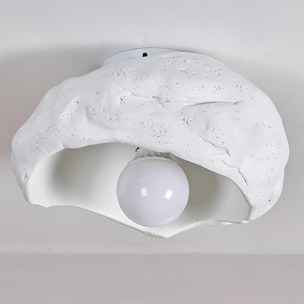 Nami Plafonnier Sculpté Travertin Roche Texture Rustique - Neutralighting
