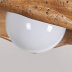 Nami Plafonnier Sculpté Travertin Roche Texture Rustique - Neutralighting