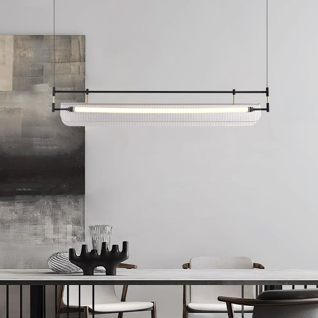 Lustra Chandelier Linéaire en Acrylique Long - Neutralighting