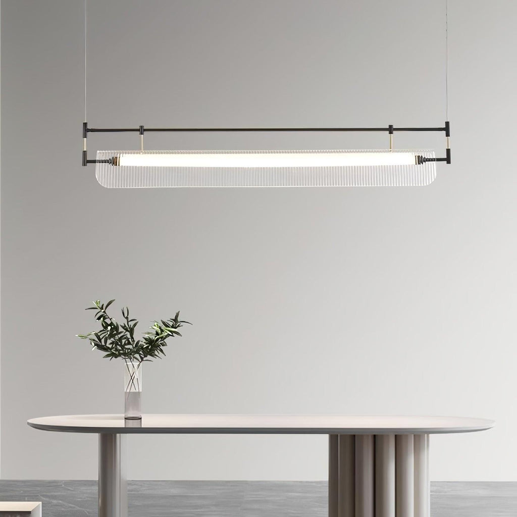 Lustra Chandelier Linéaire en Acrylique Long - Neutralighting