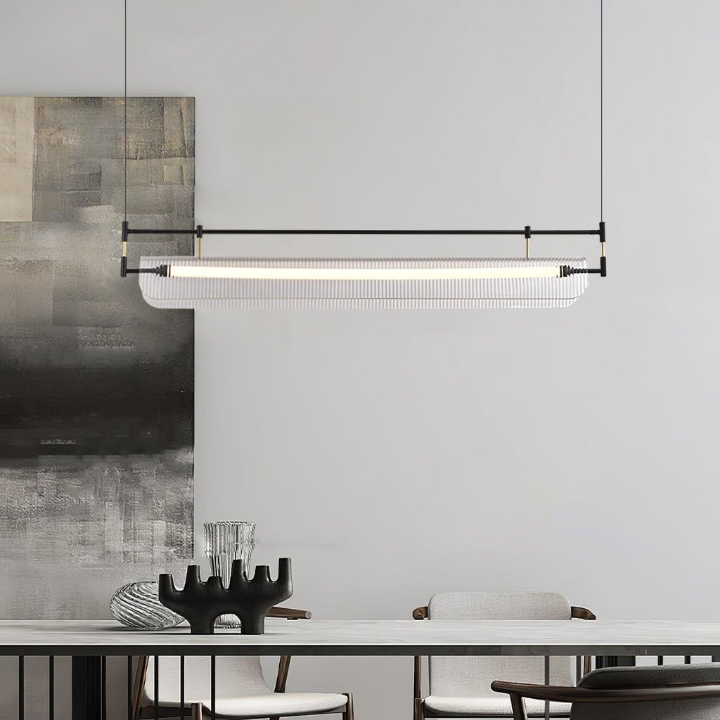 Lustra Chandelier Linéaire en Acrylique Long - Neutralighting