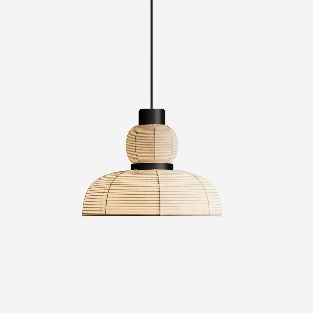 Lampe Pendante Abat-jour en Tissu Blanc Câble Noir Lueur Ambiante Douce - Neutralighting