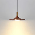Virelli Lampe Pendante Disque Effet Bois LED Acrylique Midcentury - Neutralighting