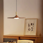Virelli Lampe Pendante Disque Effet Bois LED Acrylique Midcentury - Neutralighting