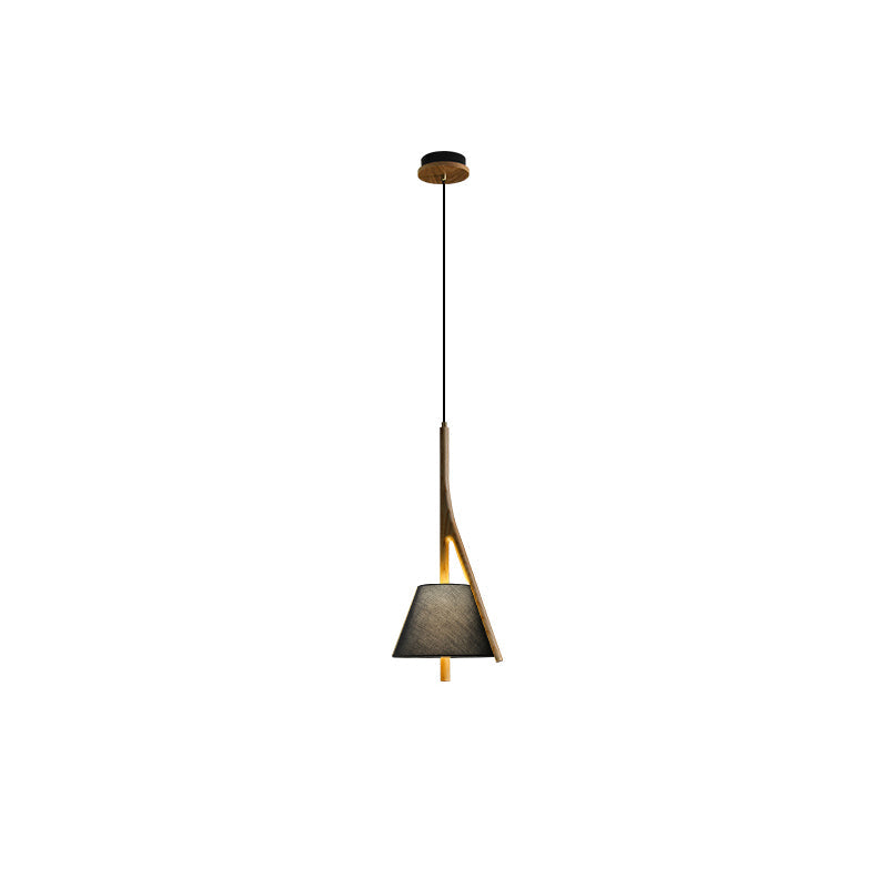 Zovenarae Triangulaire Bois Pendentif Lumière - Neutralighting