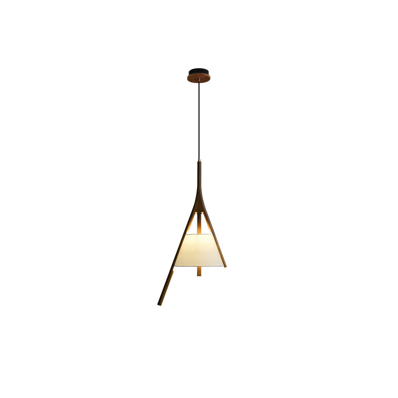 Zovenarae Triangulaire Bois Pendentif Lumière - Neutralighting